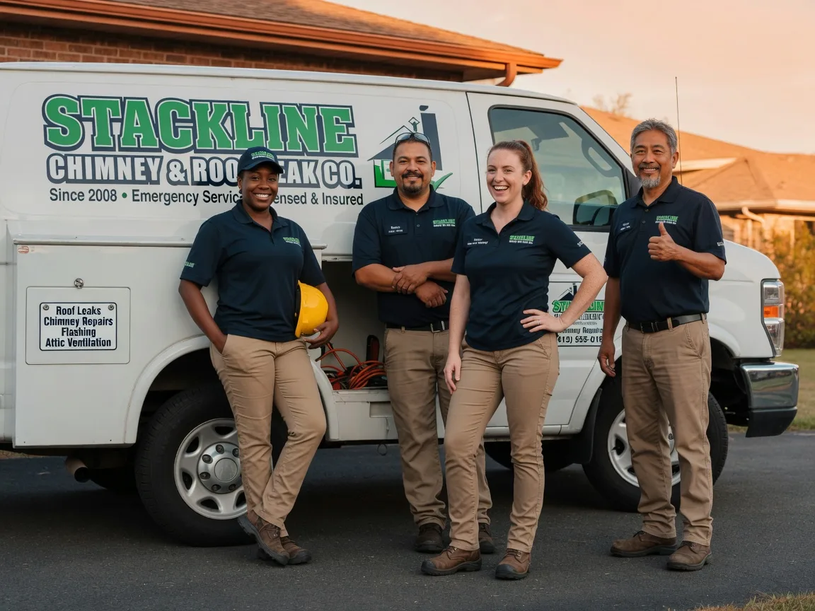 Chimney flashing repair company in Bourne, MA